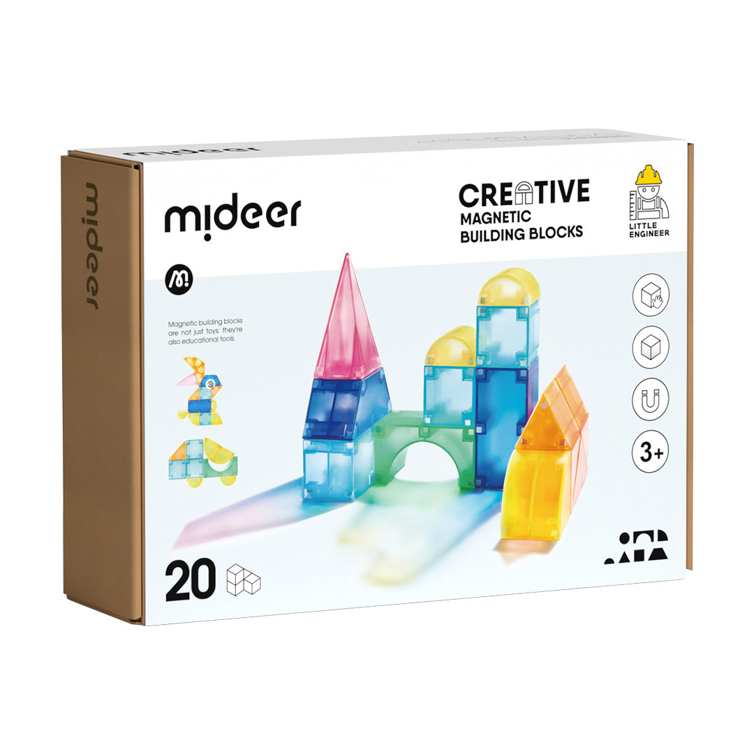 Mideer Creative Magnetic Building Blocks, 20pcs