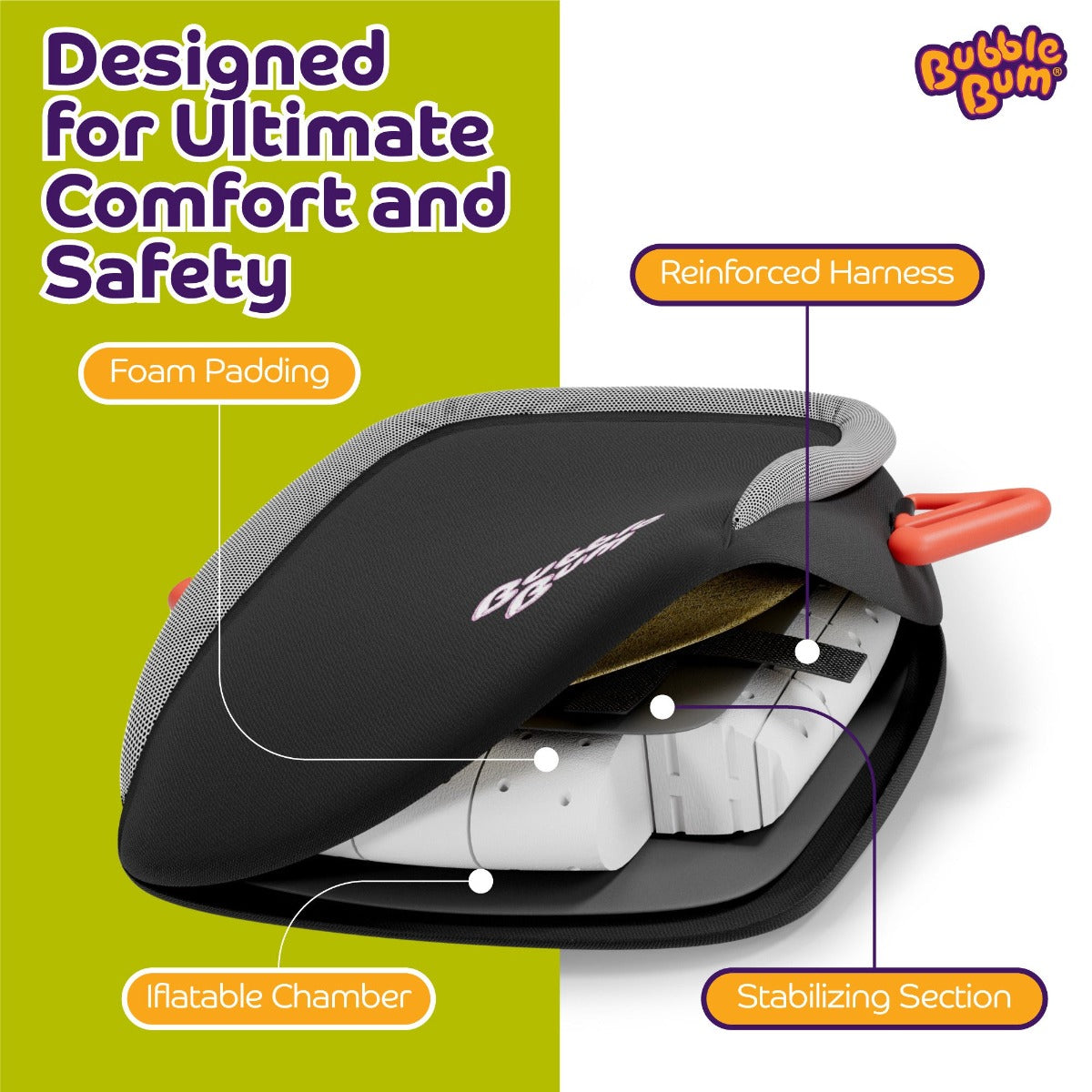 BubbleBum Inflatable Booster Seat (2 Designs)