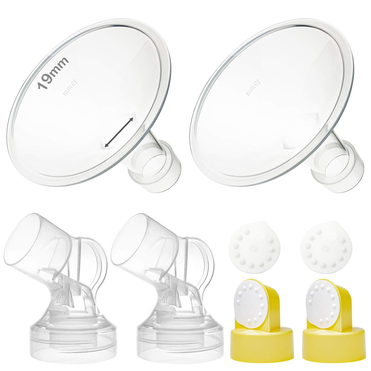 Nenesupply GentleFit Pump Kit for Medela (4 Sizes)