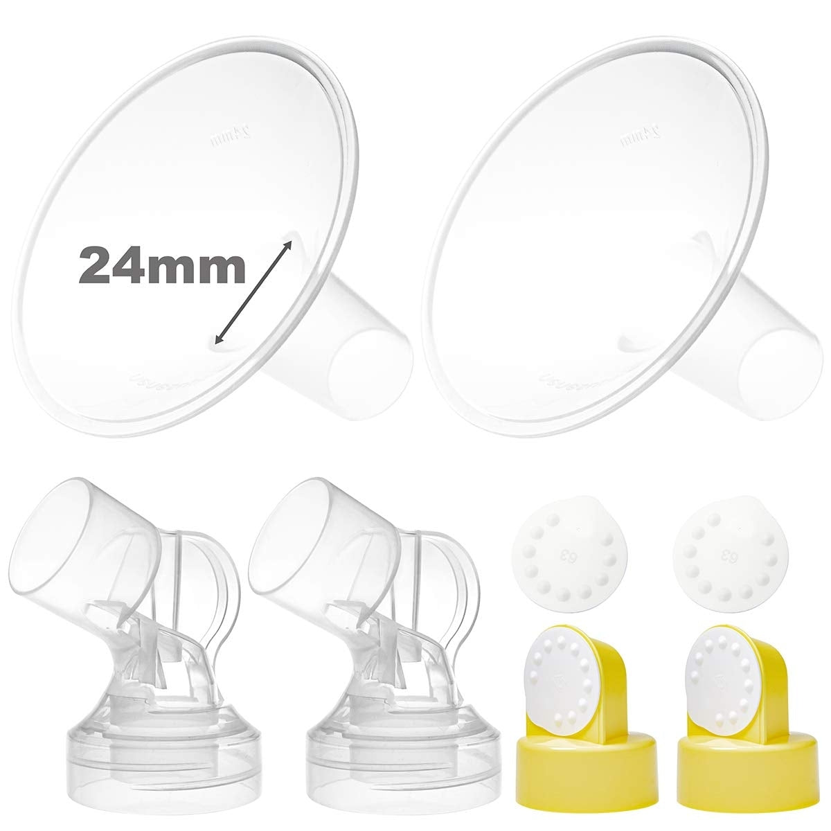 Nenesupply GentleFit Pump Kit for Medela (4 Sizes) - Pupsik Singapore