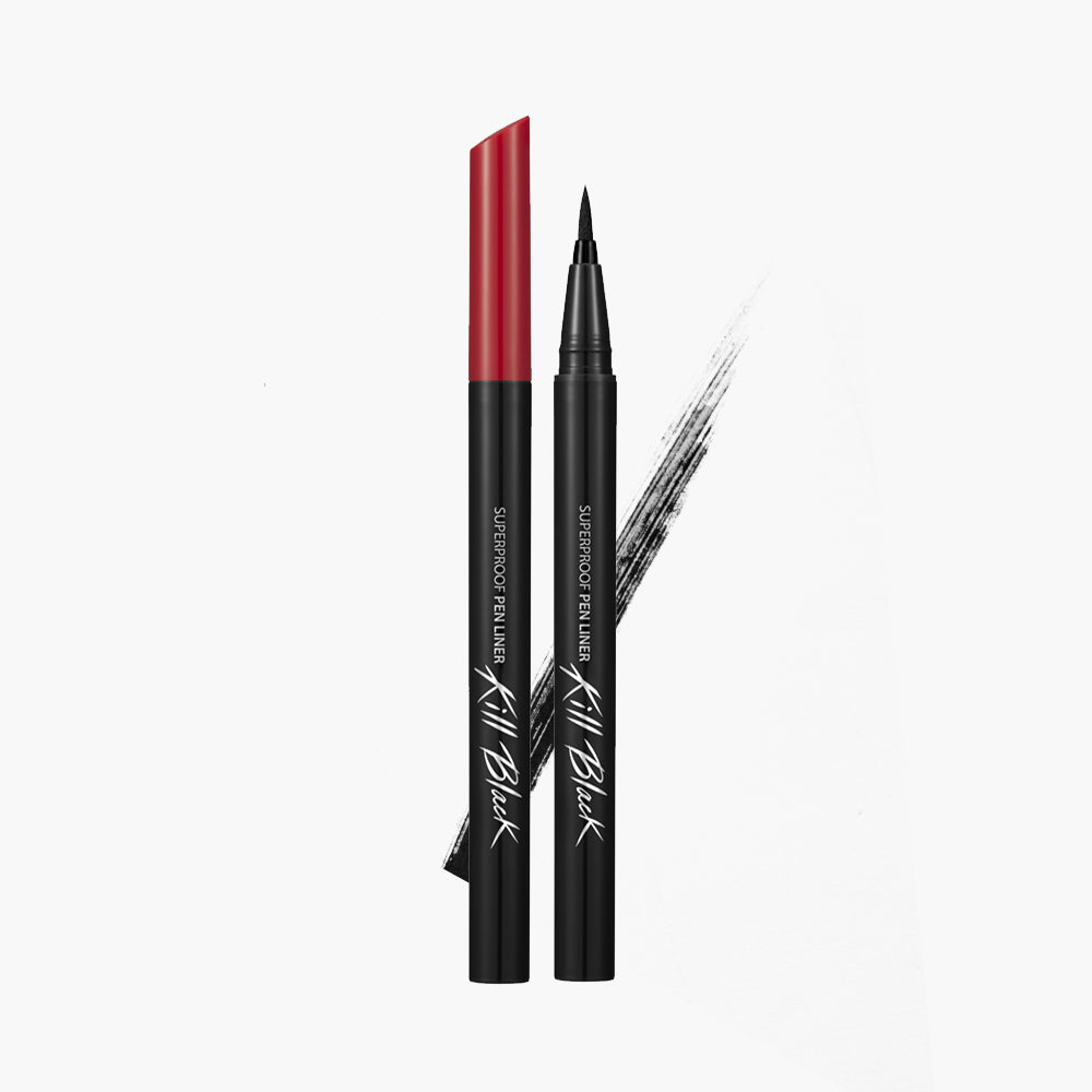 CLIO Superproof Pen Liner - Kill Black/Brown (2 Colors) - Pupsik Singapore