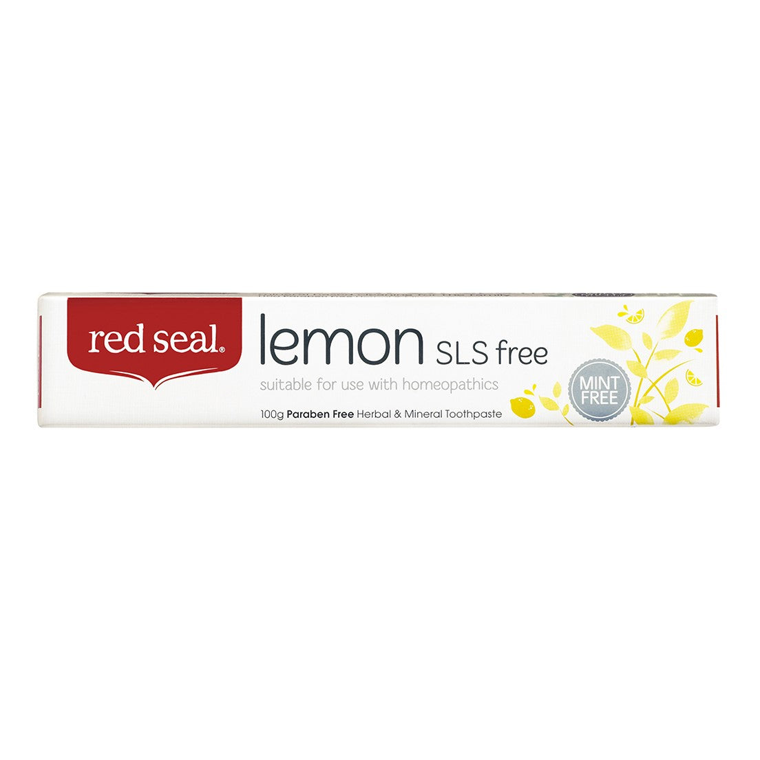Red Seal Lemon SLS Free Natural Toothpaste, 100g (Exp 01/28)