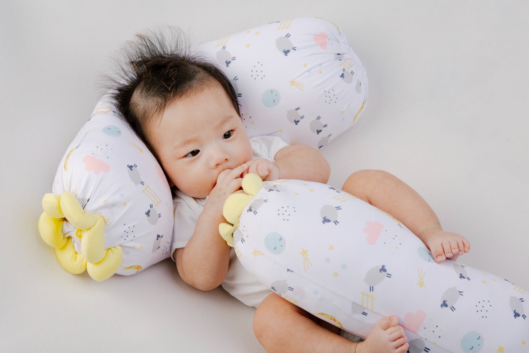 A, Apple Pie Chou Chou Bolster, Medium (3 Designs) - Pupsik Singapore