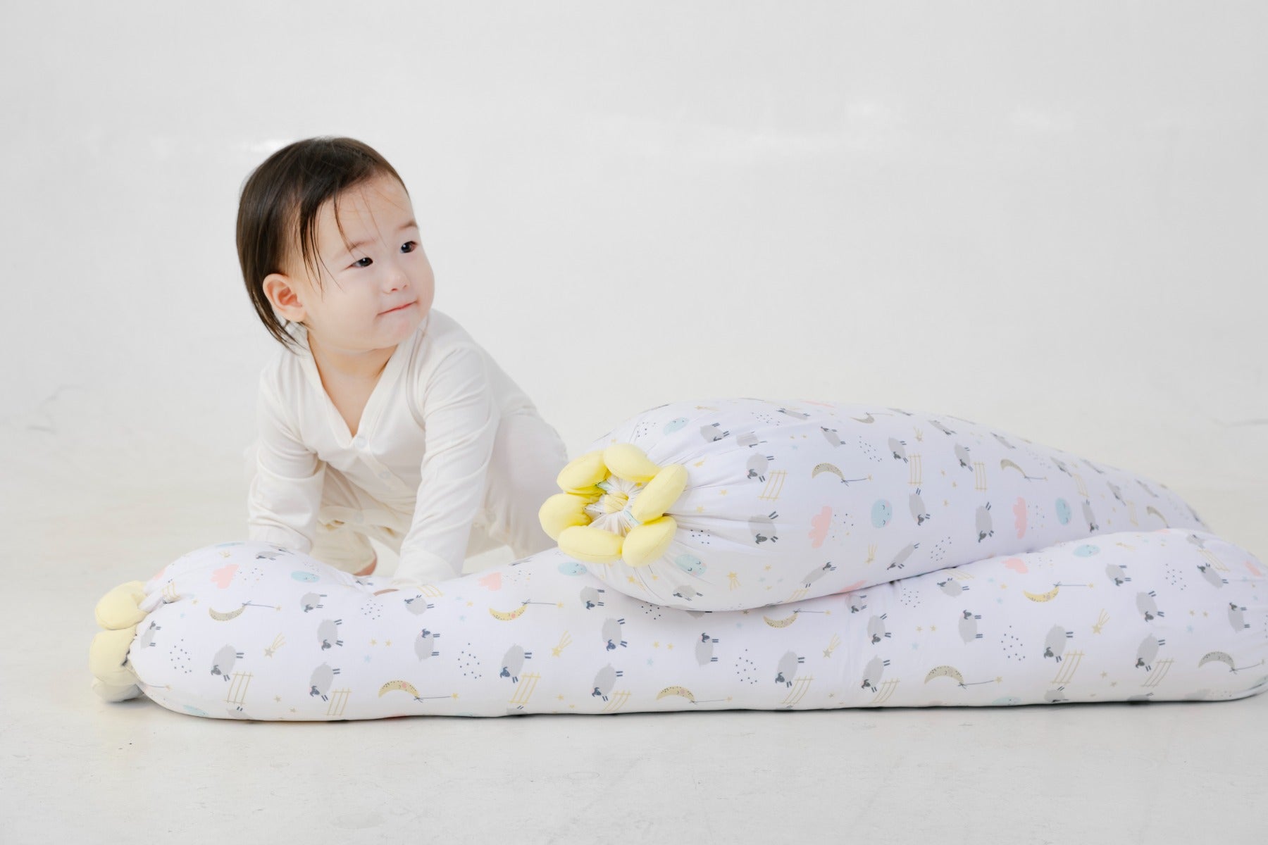 A, Apple Pie Chou Chou Bolster, Large (3 Designs) - Pupsik Singapore