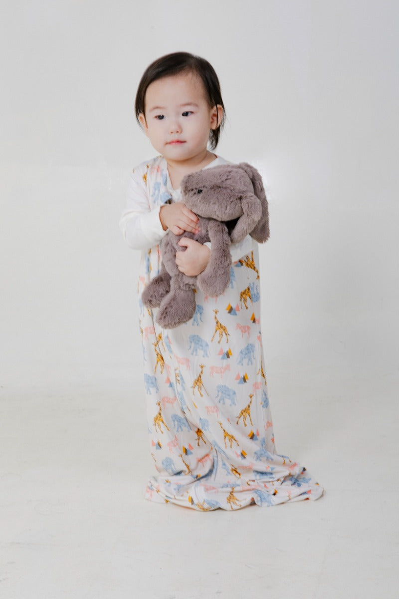 A, Apple Pie Bamboo Baby Sleep Sack - Safari (2 Sizes)