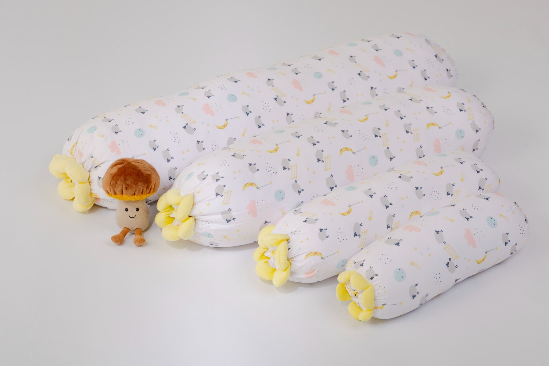 A, Apple Pie Chou Chou Bolster, Medium (3 Designs) - Pupsik Singapore