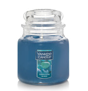 Yankee Candle Medium Jar Candle (14.5oz) - Turquoise Glass