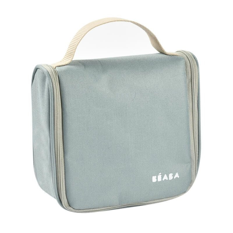 Beaba Grooming 9pc Set with Toiletry Bag - Sage Green