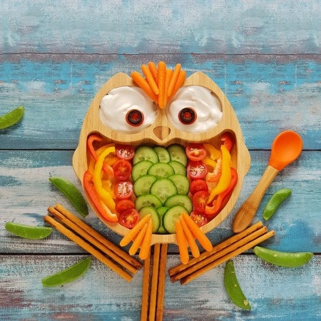 Eco Rascals Owl Tableware Gift Set (6 Colors) - Pupsik Singapore