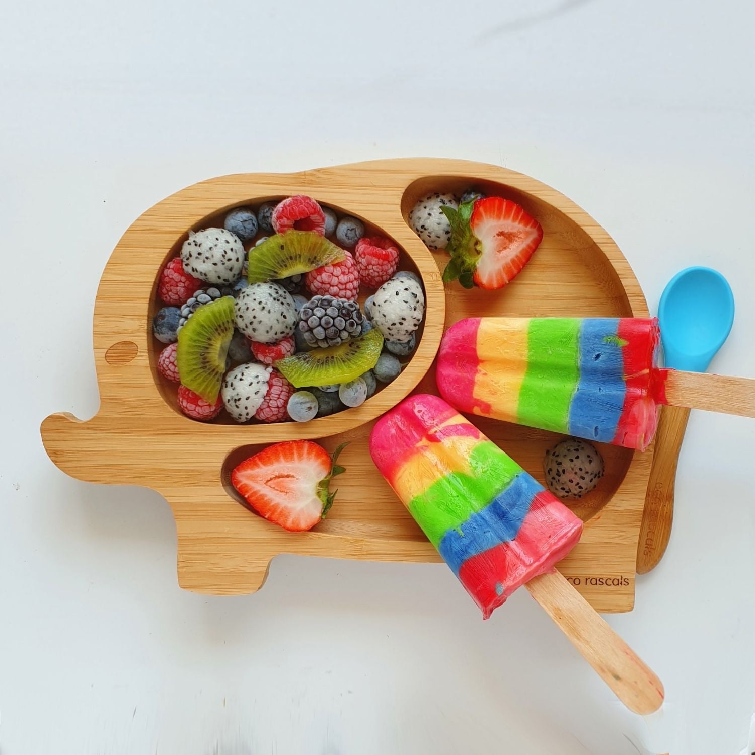 Eco Rascals Elephant Bamboo Suction Plate