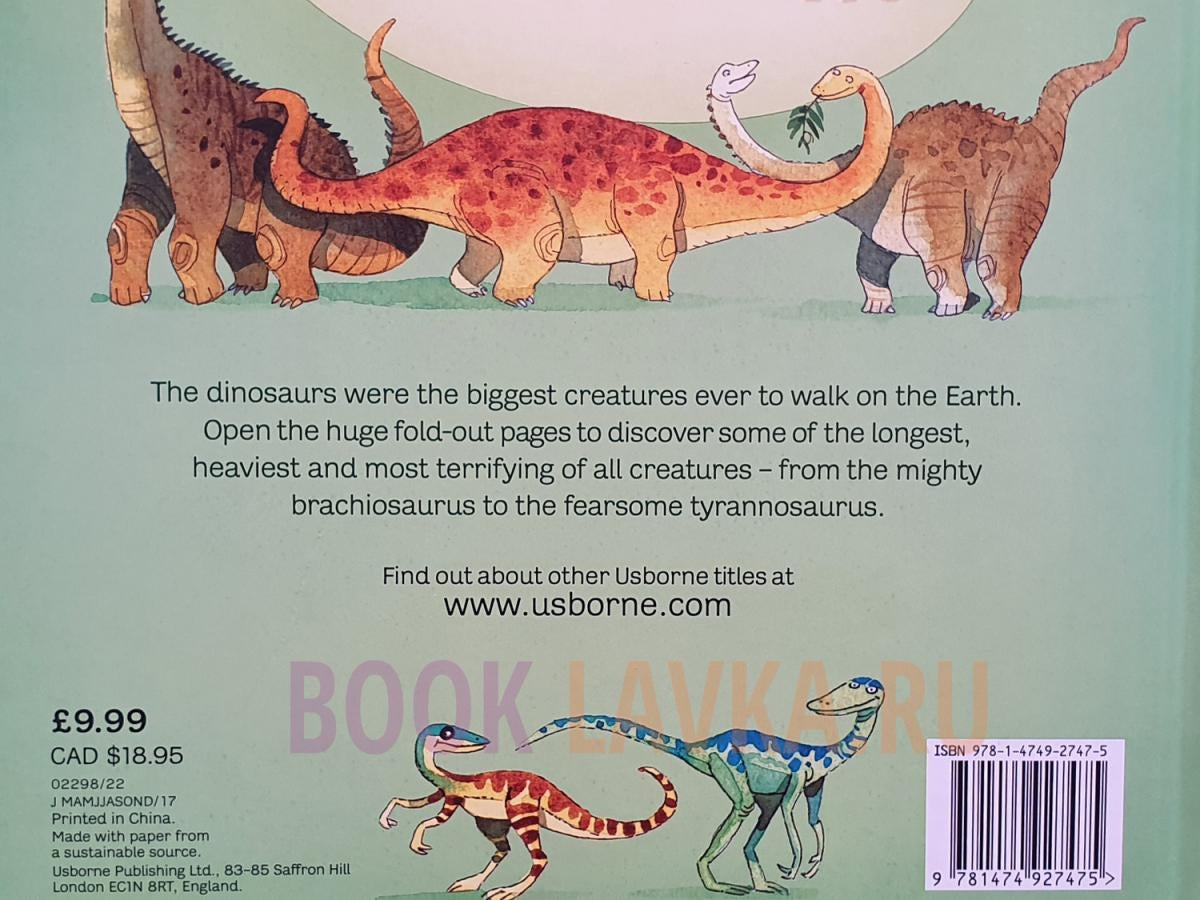 Usborne Big Book Of Dinosaurs Book