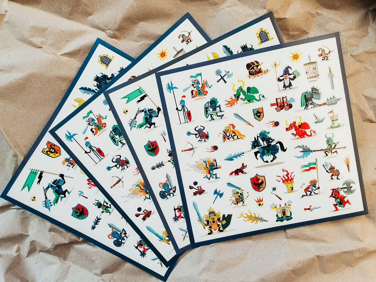 Djeco Knights Sticker Set