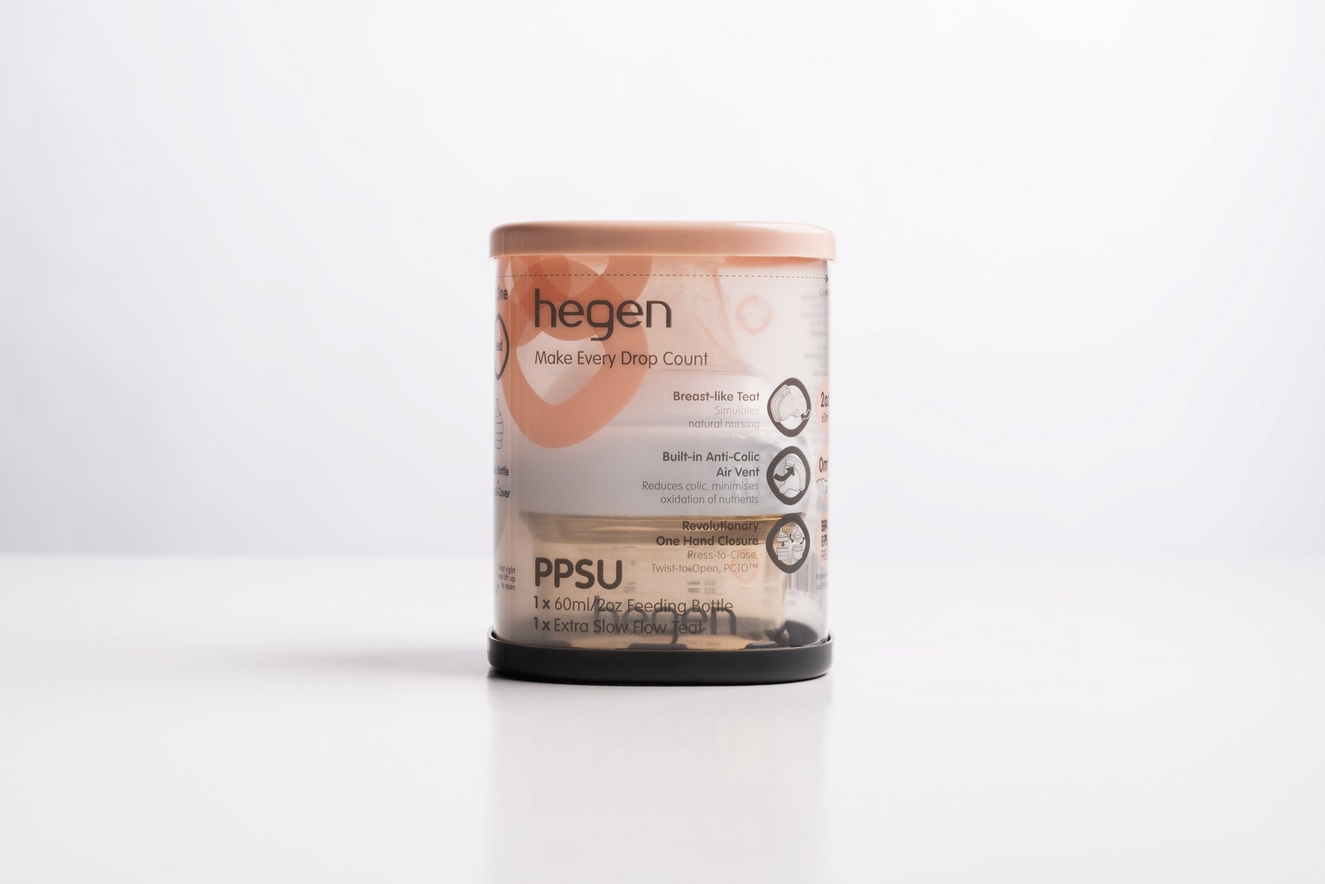 Hegen PCTO™ Milk Feeding Bottle PPSU, 60ml/2oz
