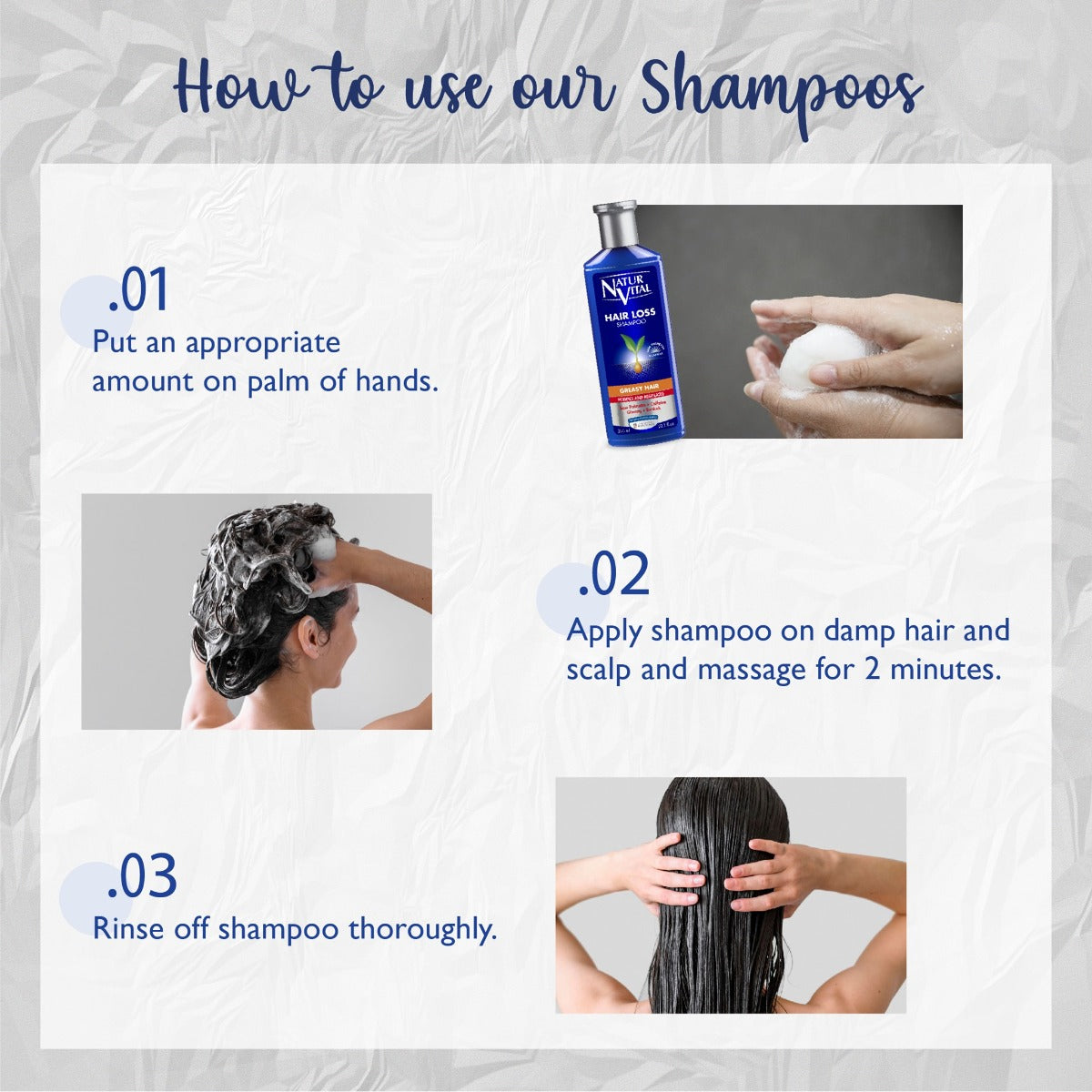 NaturVital Hair Loss Shampoo for Greasy Hair, 300ml