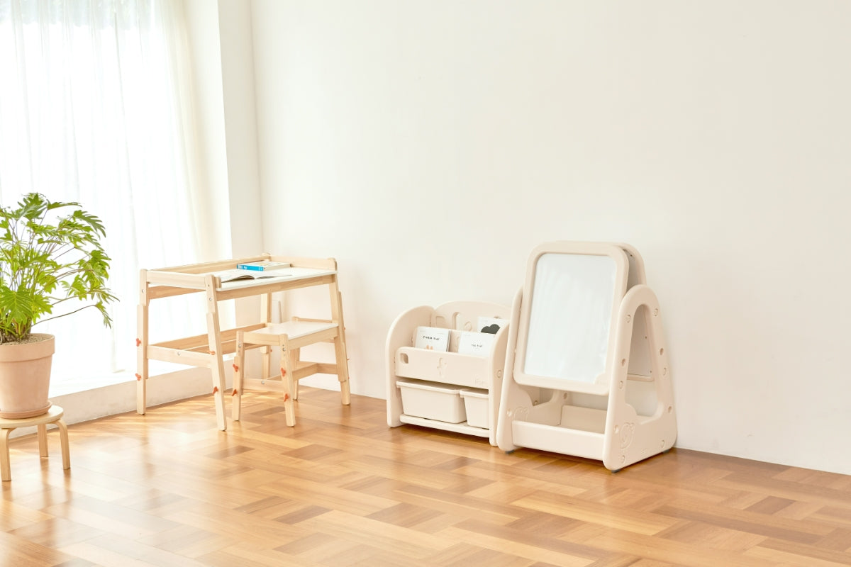 IFAM Easy Doing Kids Magnetic Easel - Double-Sided (Beige)