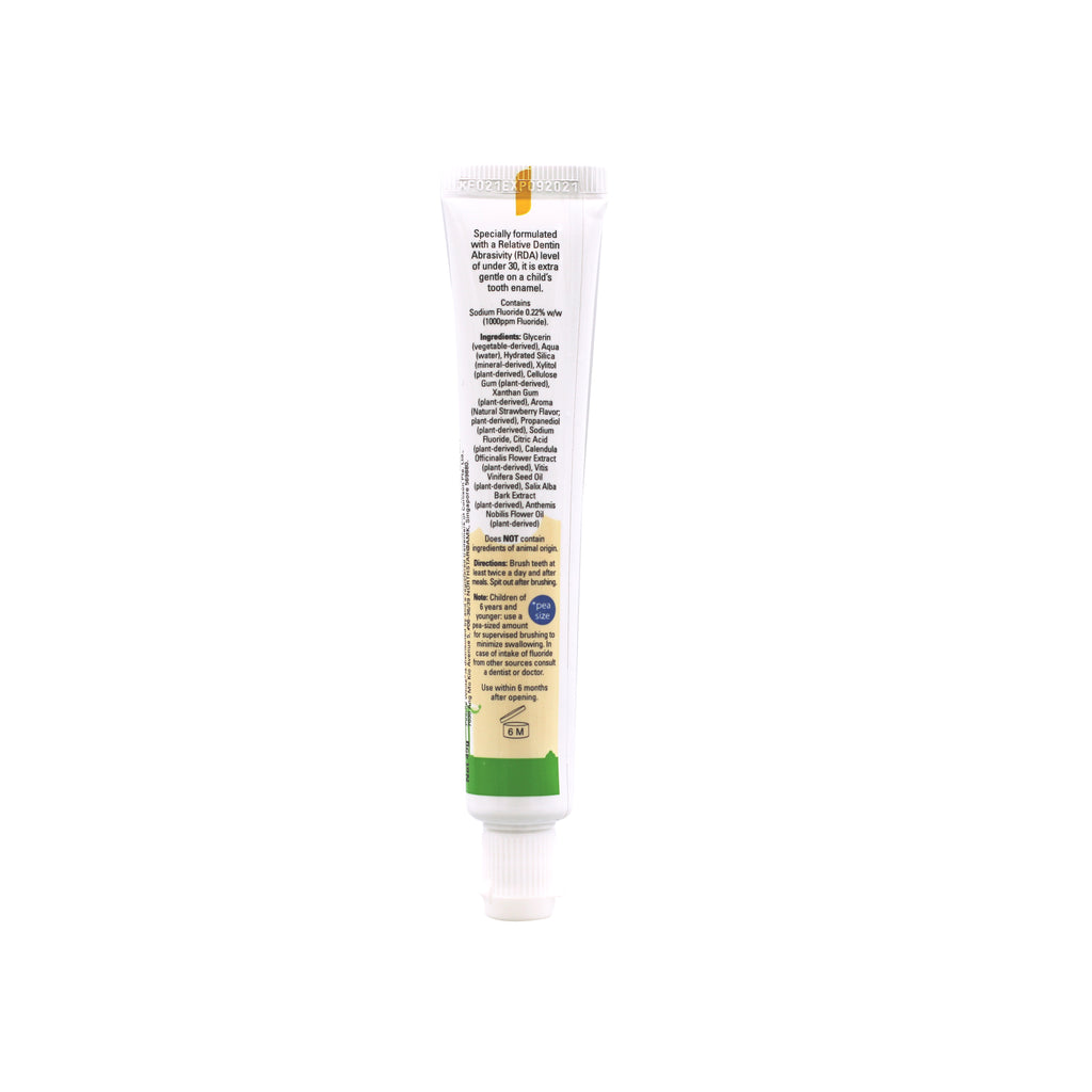 Pearlie White Enamel Safe Kids’ Fluoride Toothpaste (Strawberry) 45g - exp 02/27