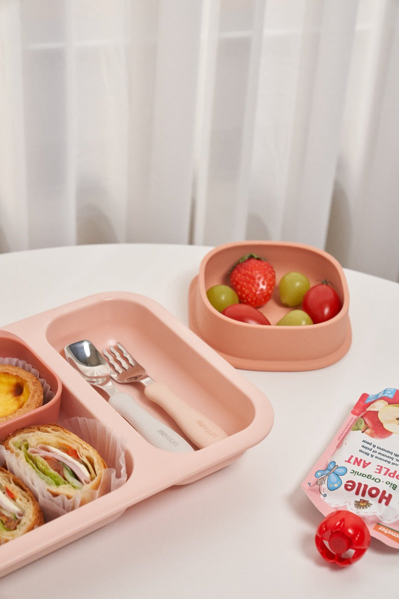 Moyuum Multi Divider Baby Food Plate Tray (3 Colors) - Pupsik Singapore