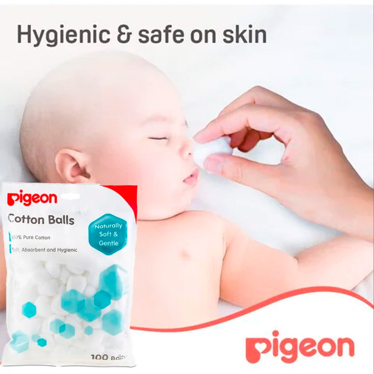 Pigeon Baby Cotton Balls (100pc)
