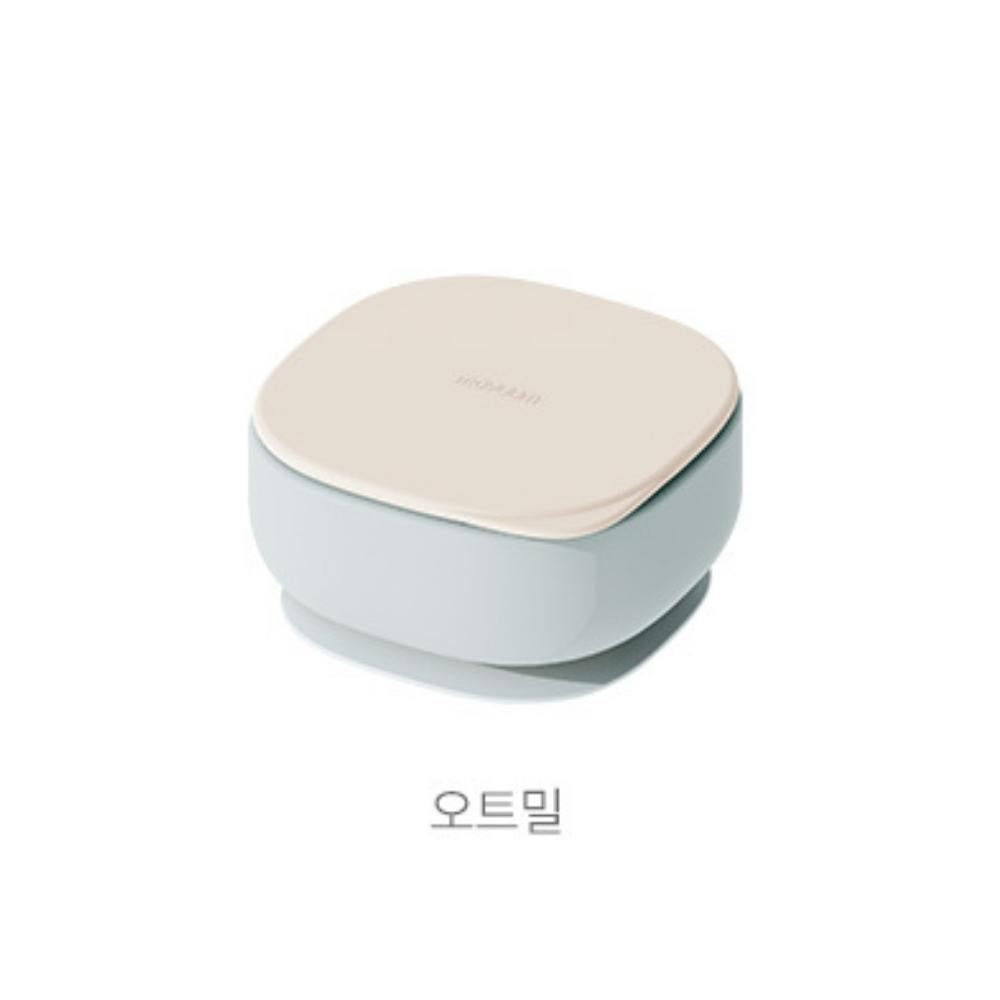 Moyuum Silicone Suction Bowl with Lid (3 Colors) - Pupsik Singapore
