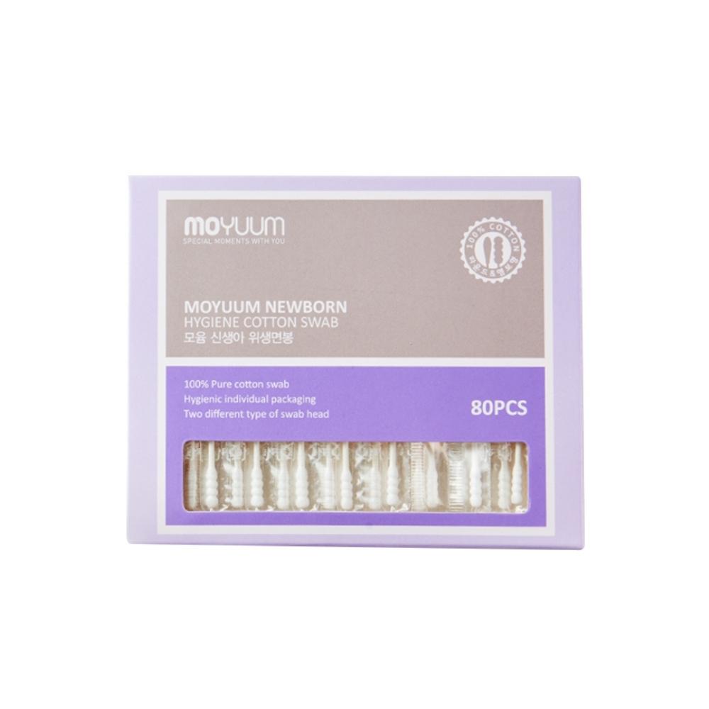 Moyuum Newborn Cotton Swabs, 80pcs (Exp 04/26)