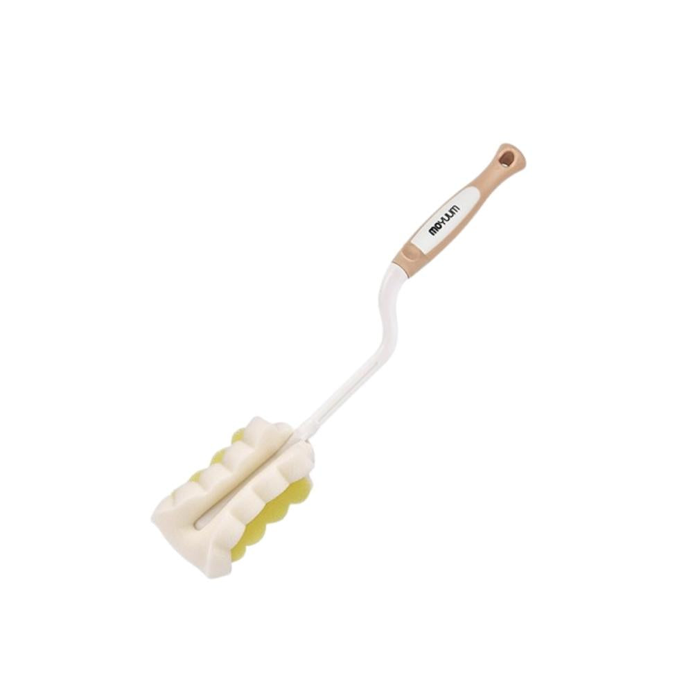 Moyuum Dual Sponge Bottle Brush - Coral Beige