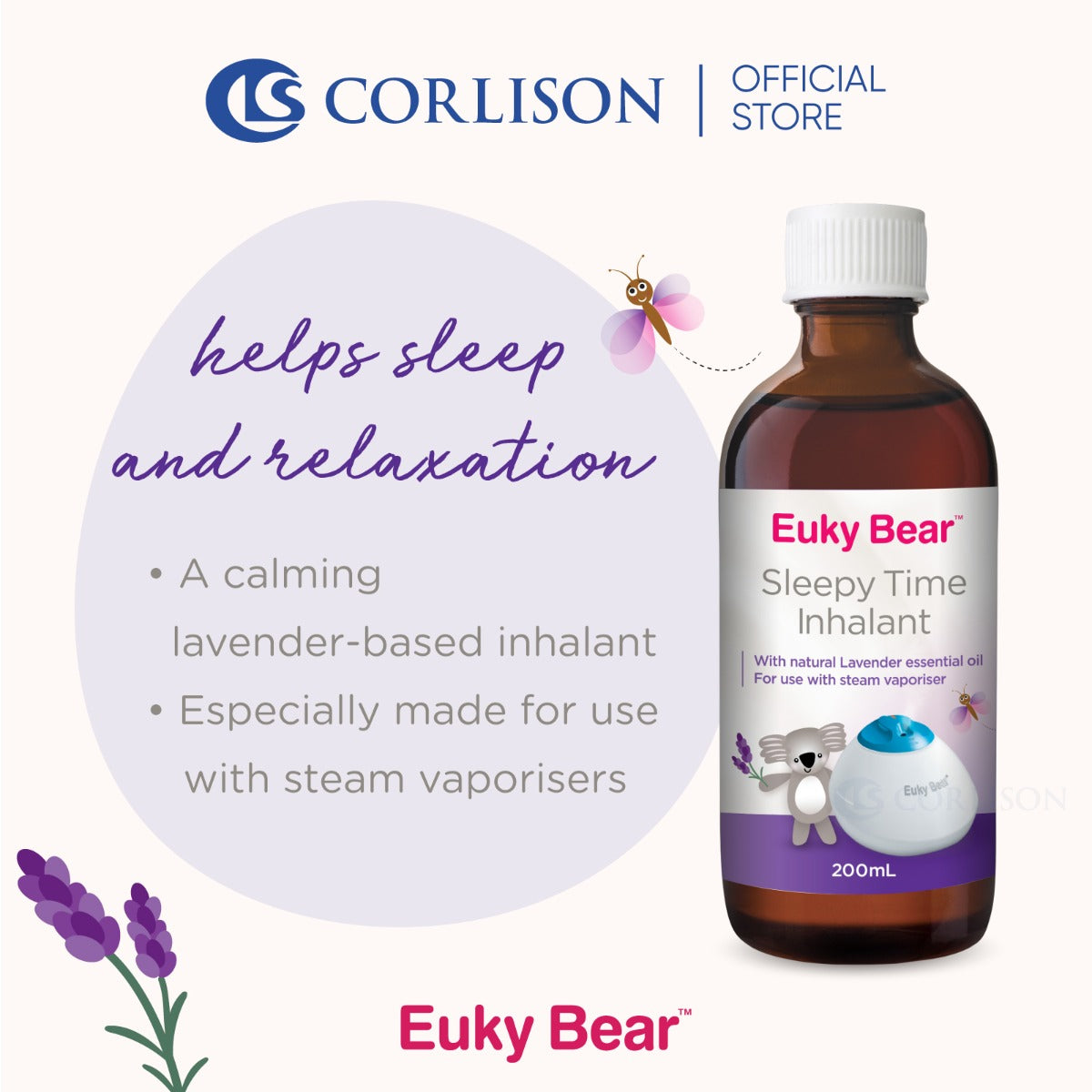 Euky Bear Sleepy Time Inhalant (200ml) - exp 02/27