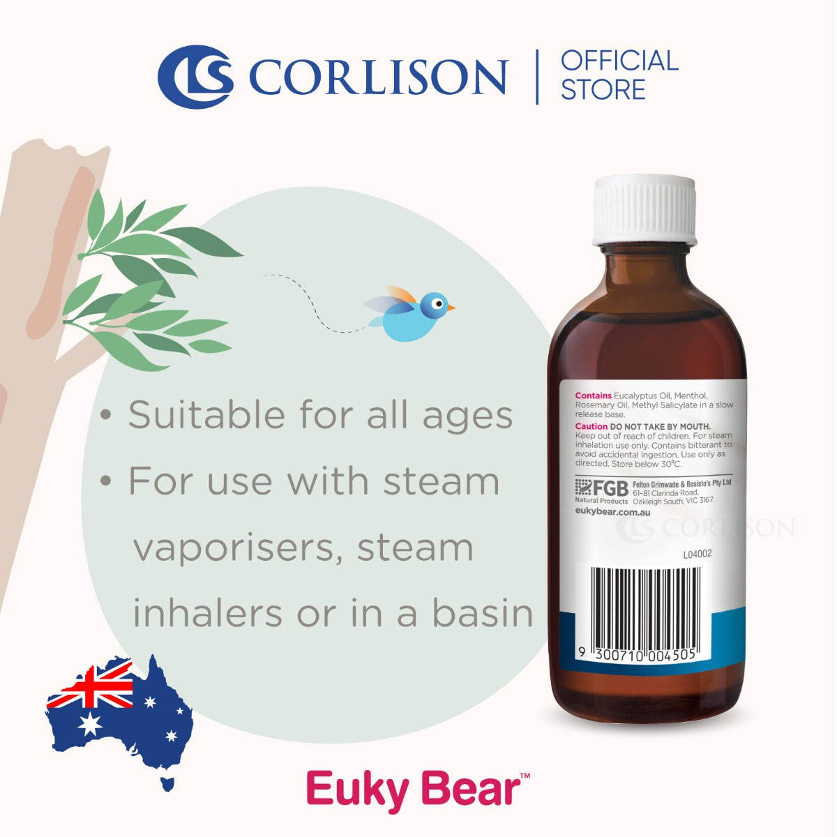 Euky Bear Sniffly Nose Inhalant (200ml) - exp 10/27