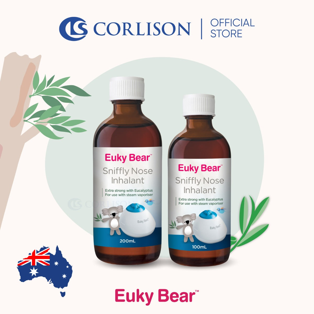 Euky Bear Sniffly Nose Inhalant (200ml) - exp 10/27