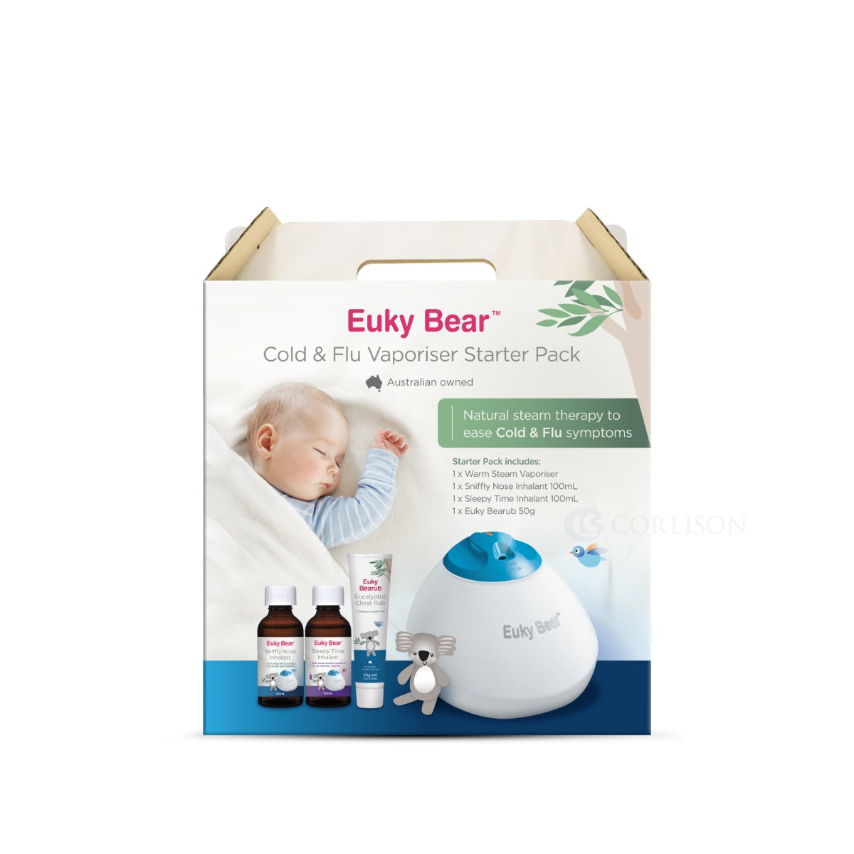 Euky Bear Steam Vaporiser Starter Pack - exp 08/26