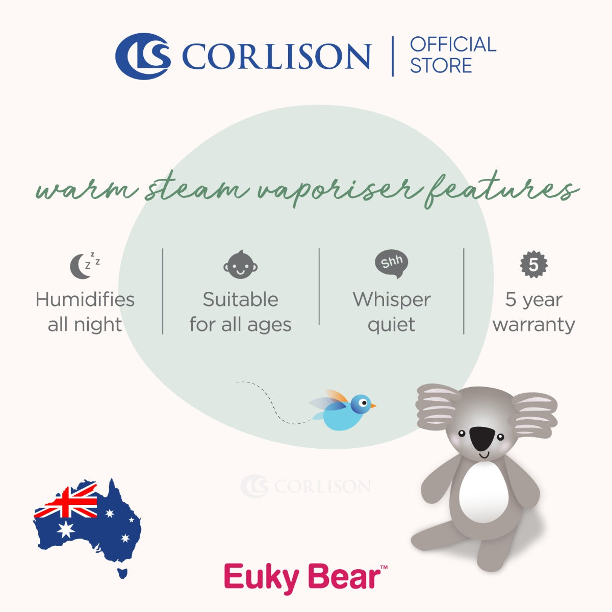 Euky Bear Steam Vaporiser Starter Pack - exp 08/26