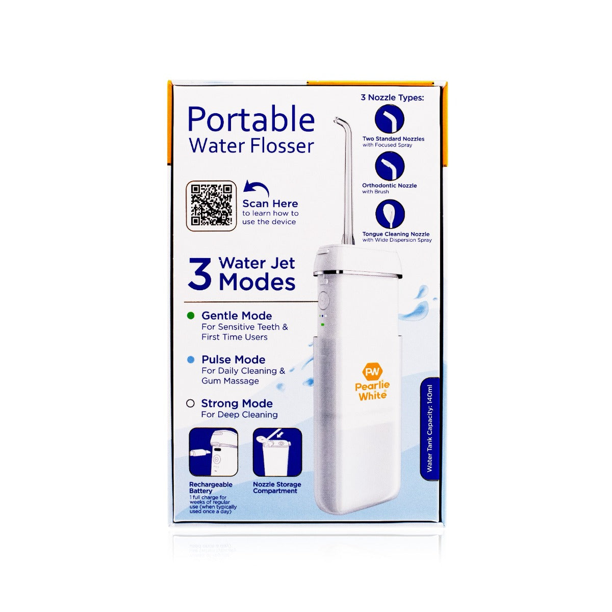 Pearlie White Portable Water Flosser