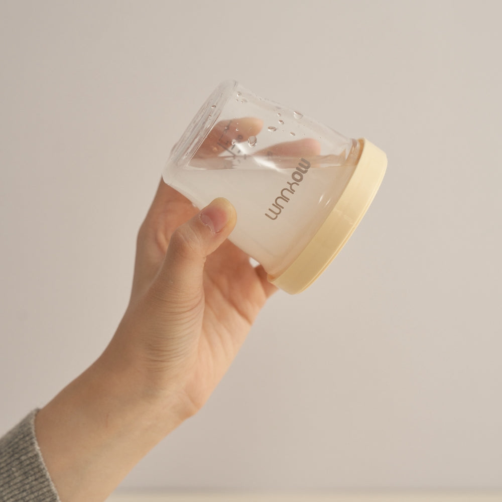 Moyuum Tritan Baby Food Containers, Set of 3 - 130/180/240ml (2 Colors)