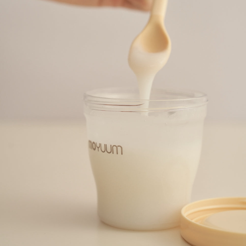 Moyuum Tritan Baby Food Containers, Set of 3 - 130/180/240ml (2 Colors)