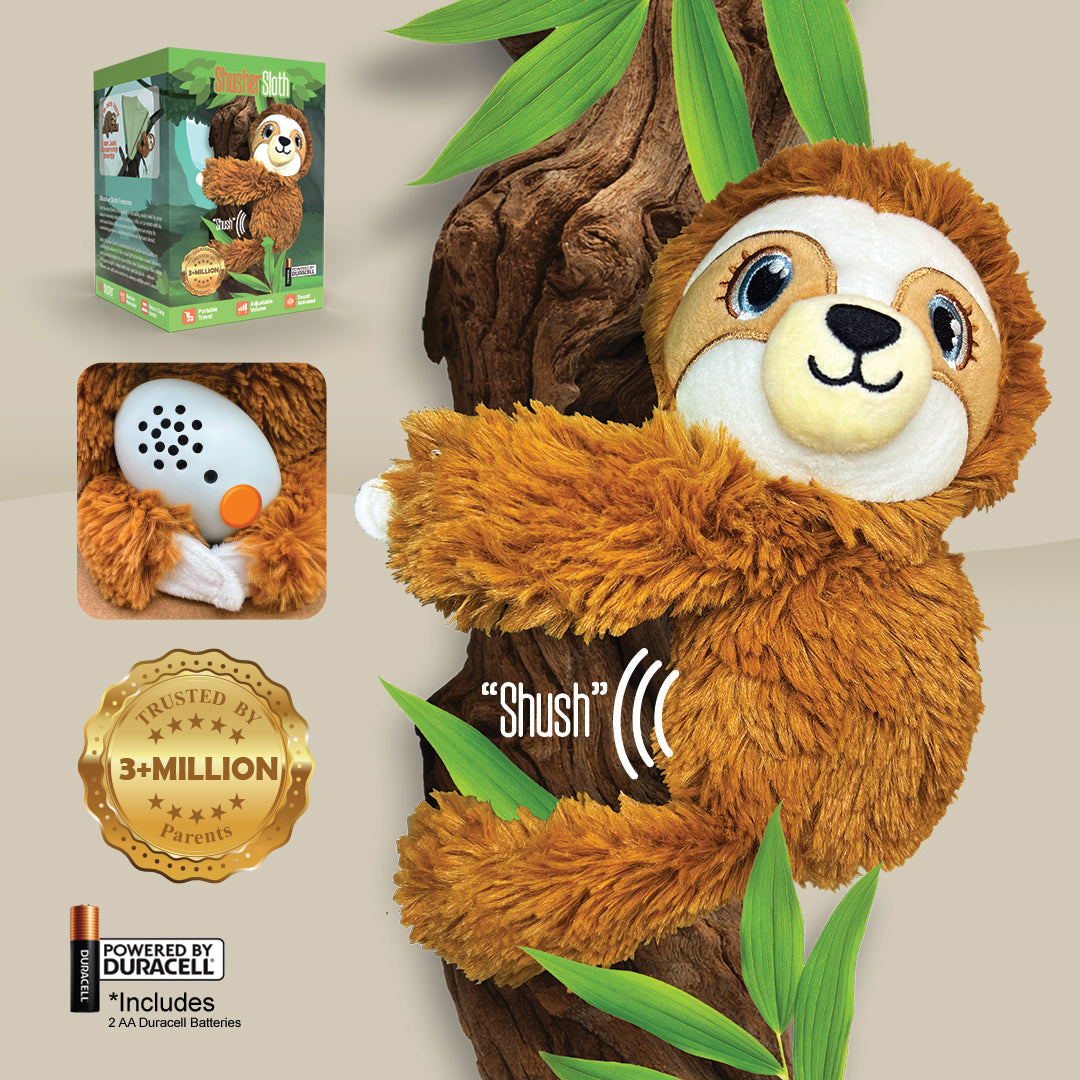 Baby Shusher Sloth Plush Sleep Sound Machine