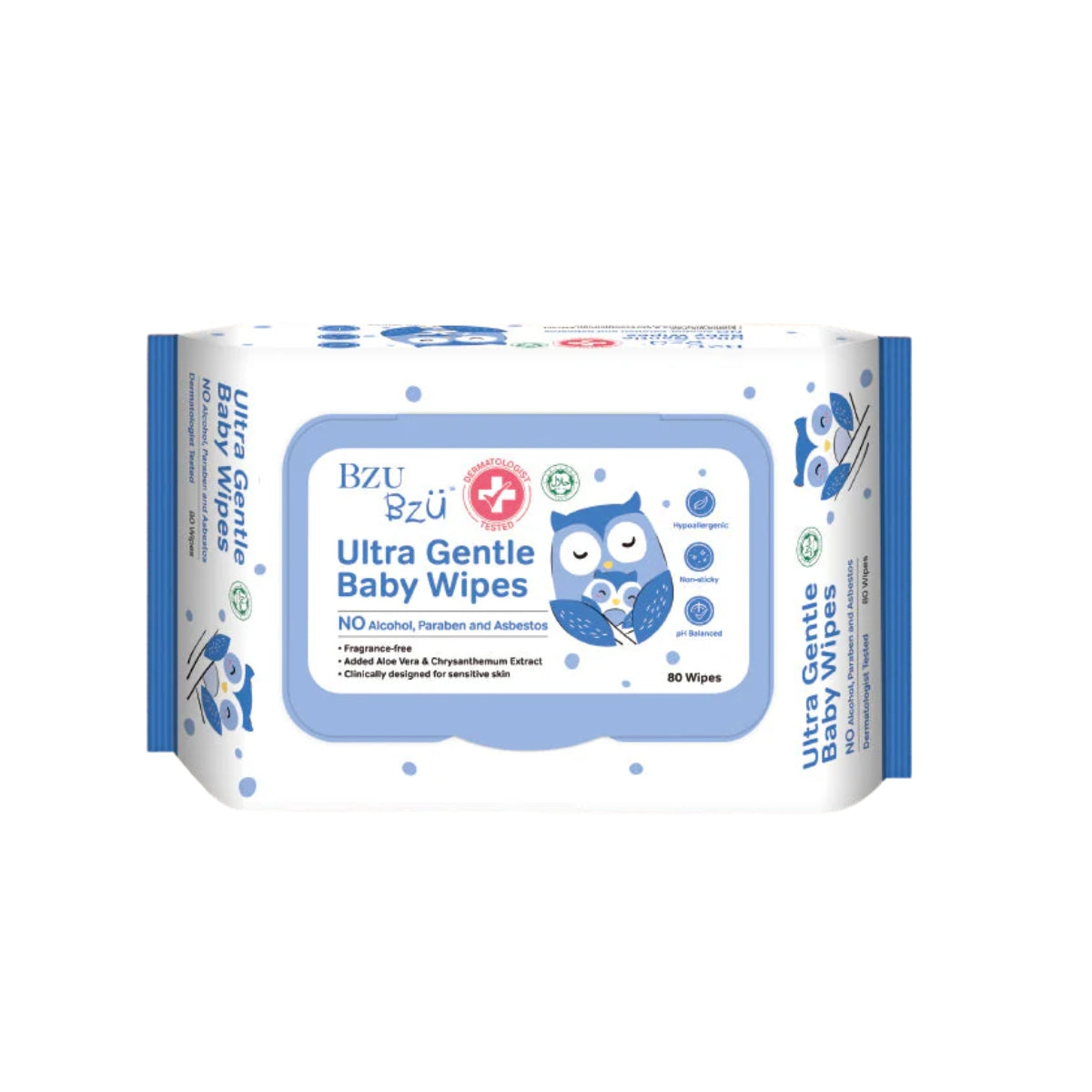BZU BZU Ultra Gentle Fragrance-Free Baby Wet Wipes, 1 x 80s (Exp 06/27)