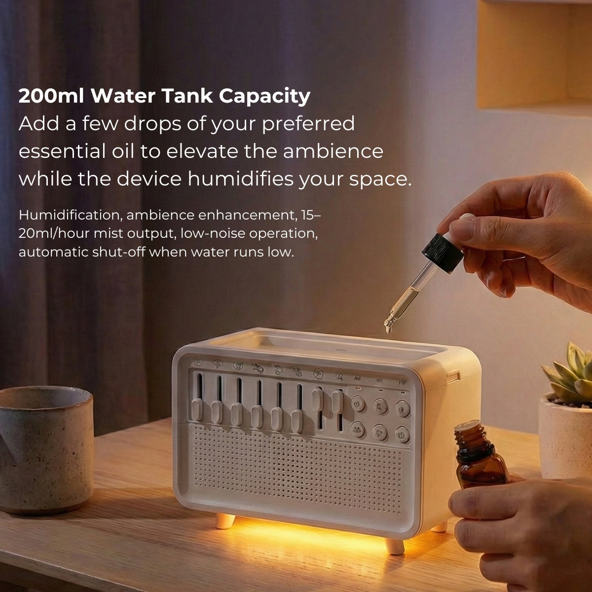 Biomom Aroma & White Noise Sound Diffuser Machine | Sleep Soother