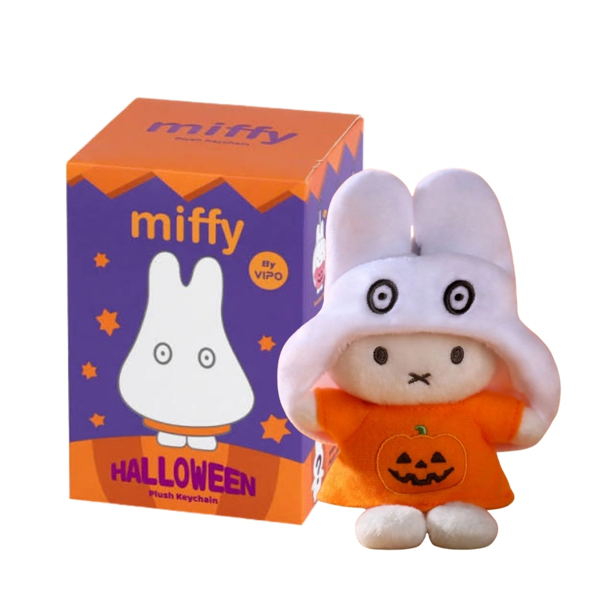 Miffy x VIPO Halloween Plush Keychain Blind Box, 1pk