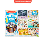 Melissa & Doug Reusable Sticker Pad, 1 Pad (Assorted Design)