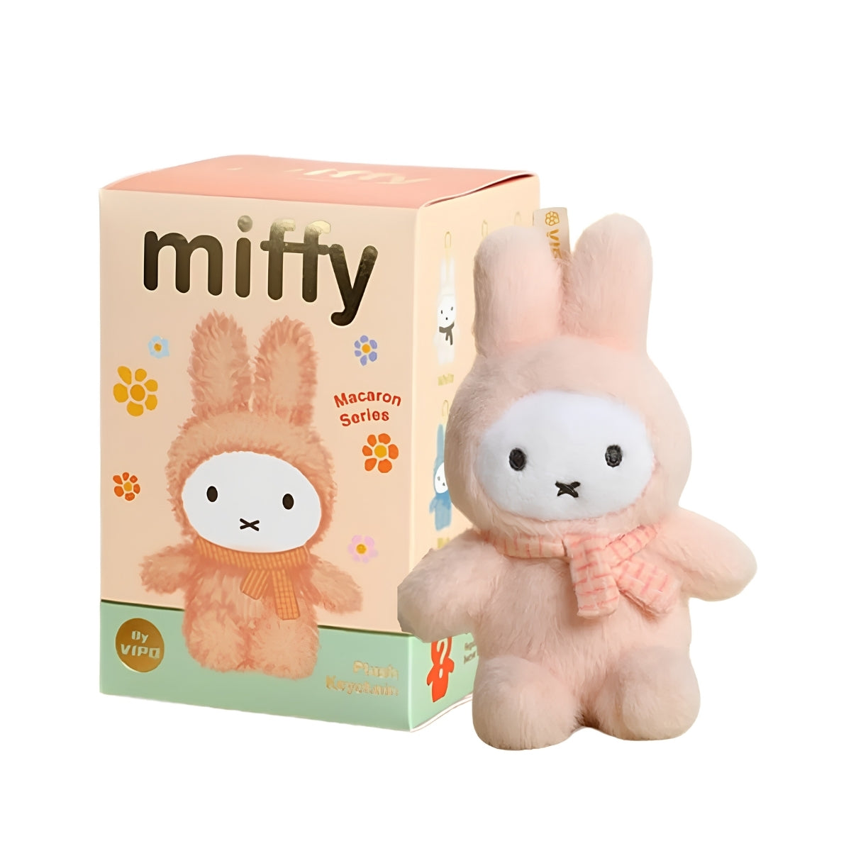 Miffy x VIPO Plush Keychain Blind Box, 1pk (Macaron Series)
