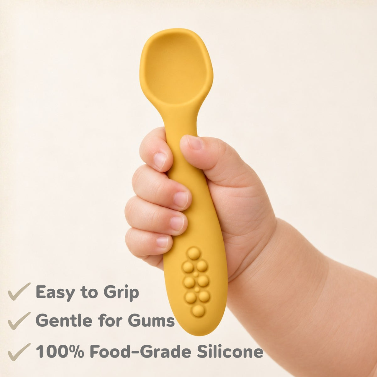 Biomom Self-Feeding Pre-Spoons, 3pk (5 Colours)