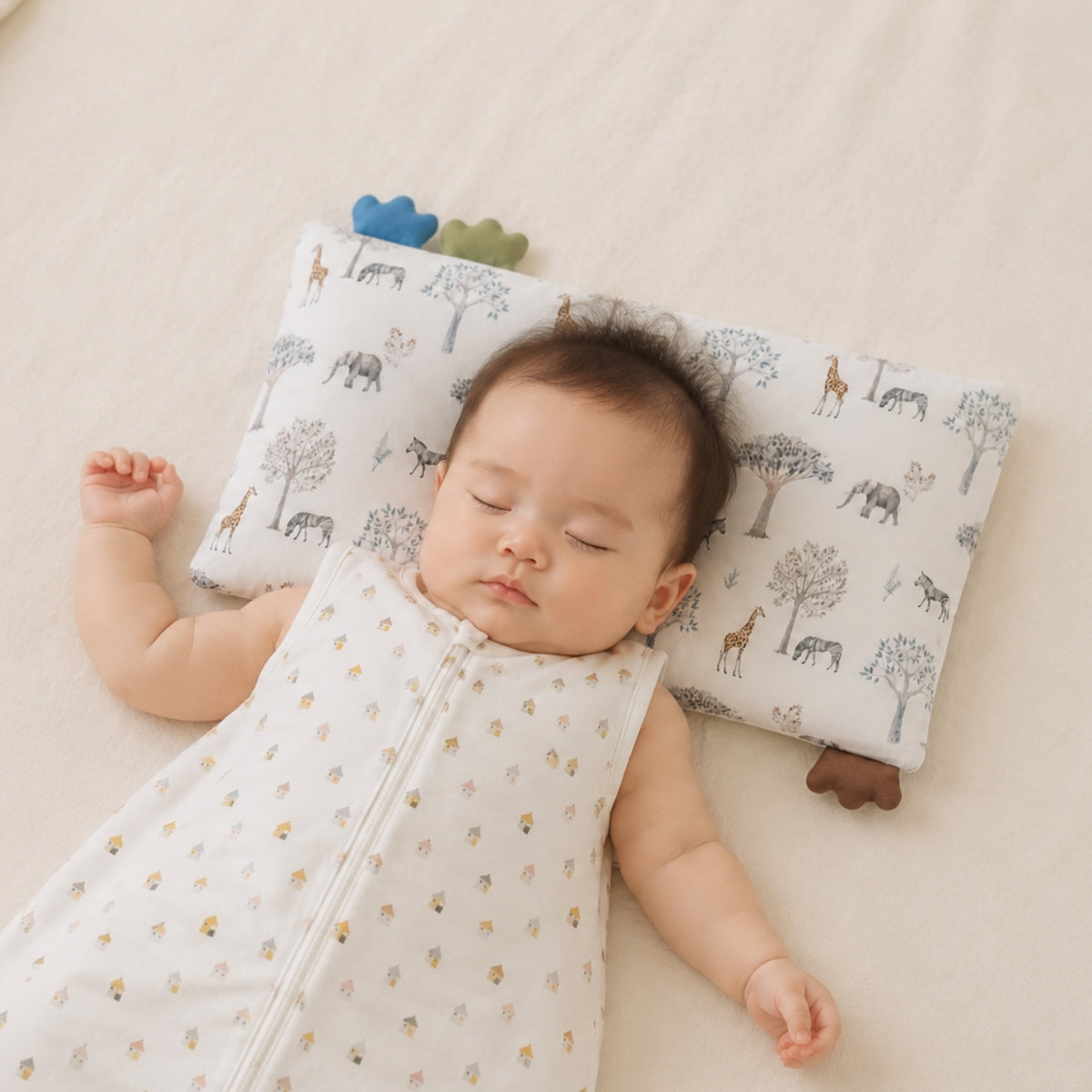 A, Apple Pie Bao Bao Memory Foam Pillow, Baby/Toddler - 3 Designs