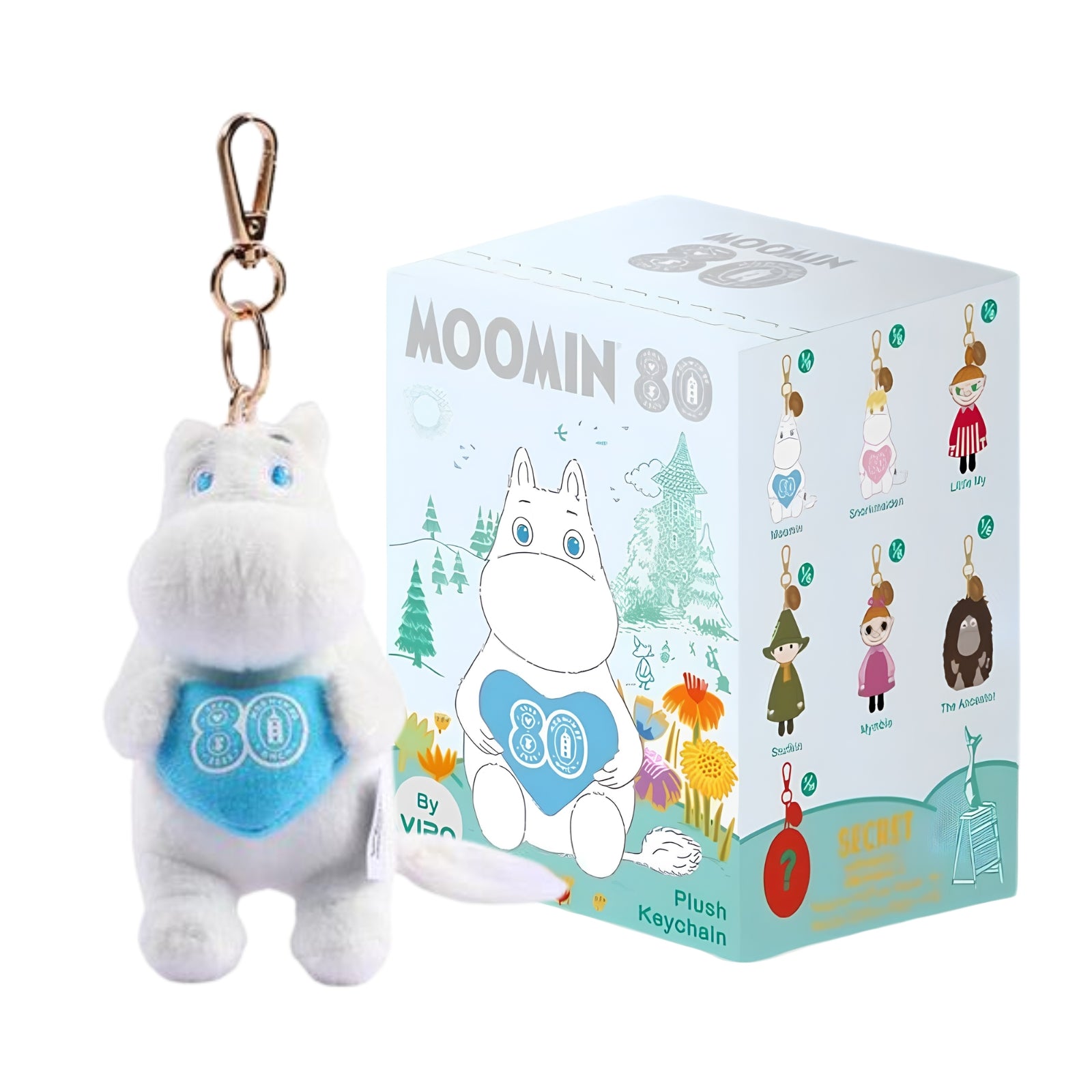 Moomin x VIPO Halloween Plush Keychain Blind Box, 1pk