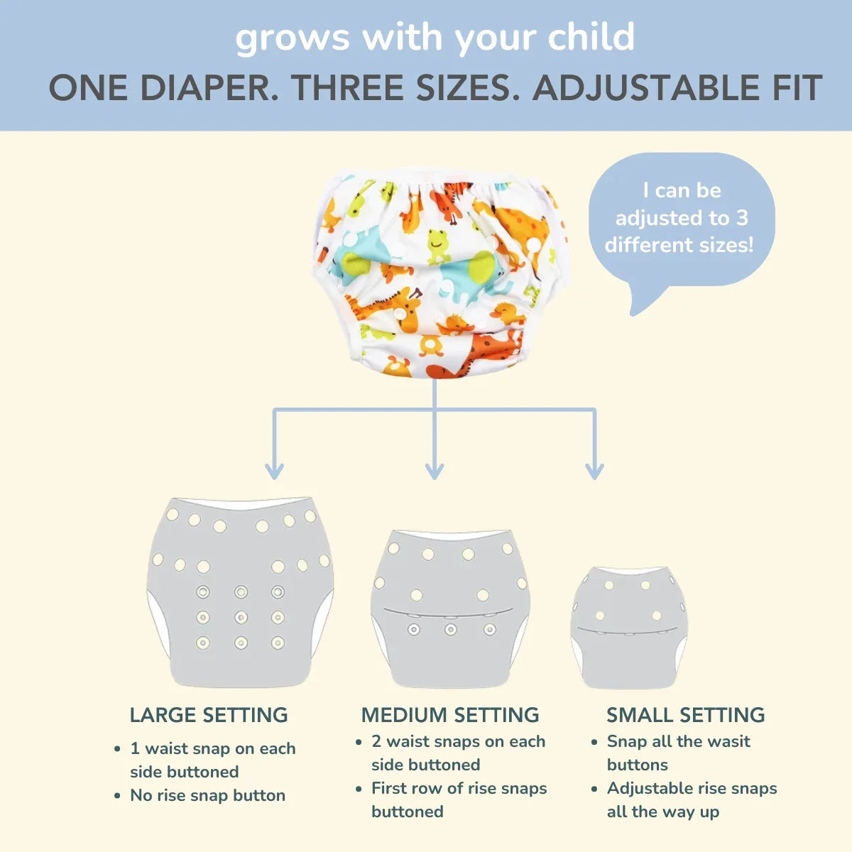 Pupsik Adjustable Snap Swim Diaper (35 Designs) - Pupsik Singapore