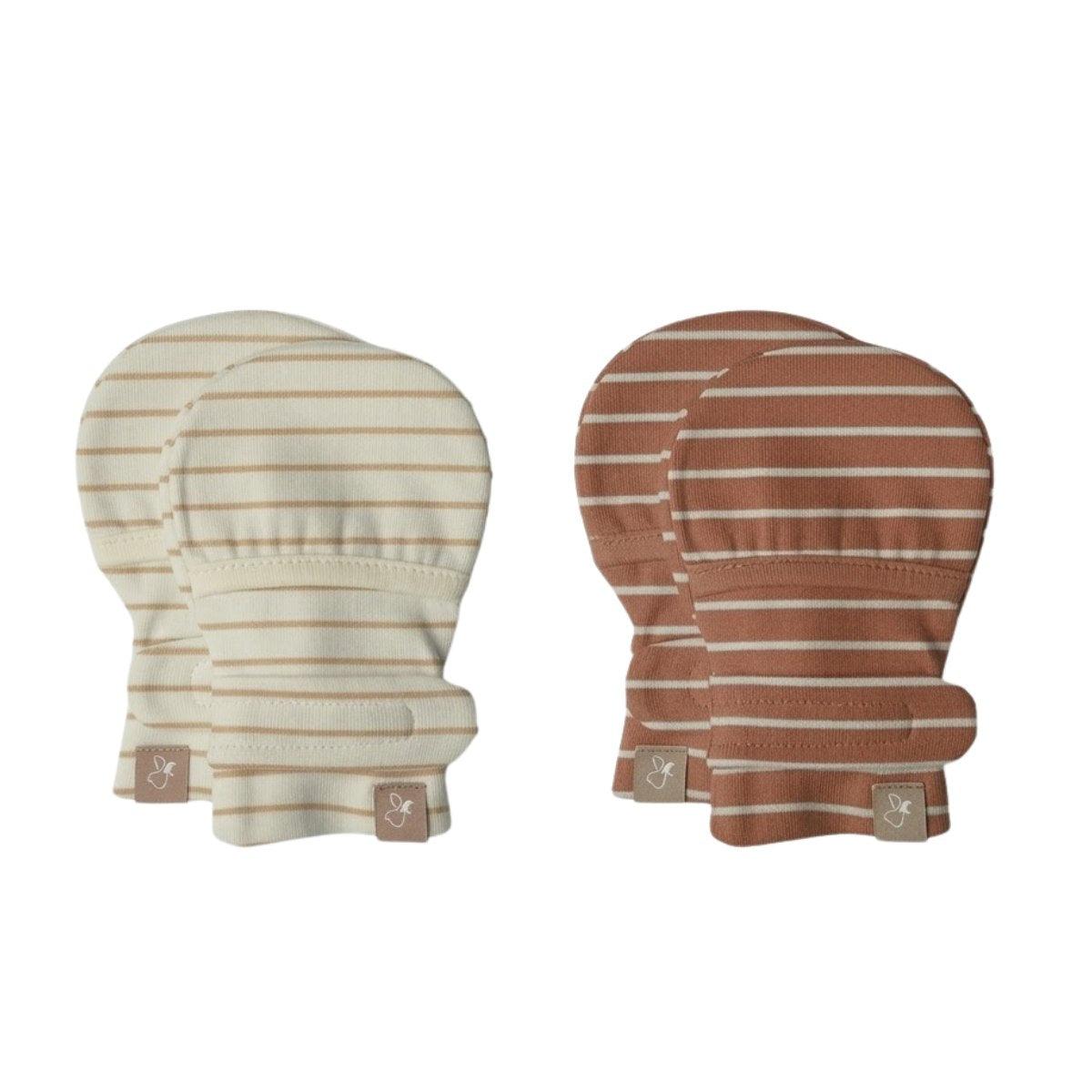 Goumi Bamboo & Organic Cotton Baby Stay On Mitts, 2pk (6 Designs, 2 Sizes) - Pupsik Singapore