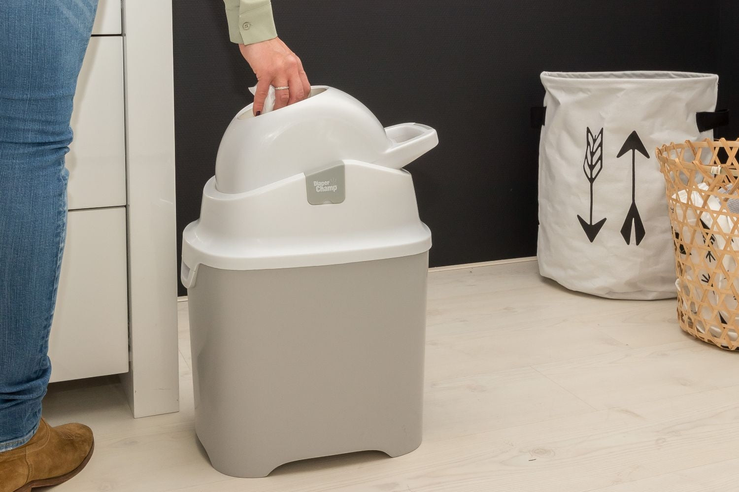 Diaper Champ ONE Odorless Diaper Bin - Standard (40 NB Diapers)