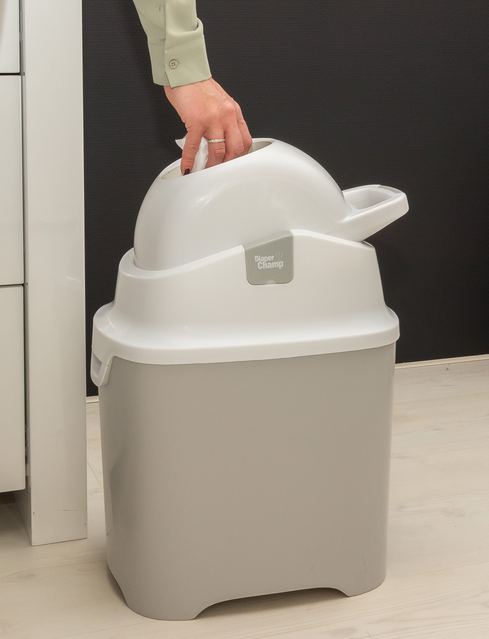 Diaper Champ ONE Odorless Diaper Bin - Standard (40 NB Diapers)