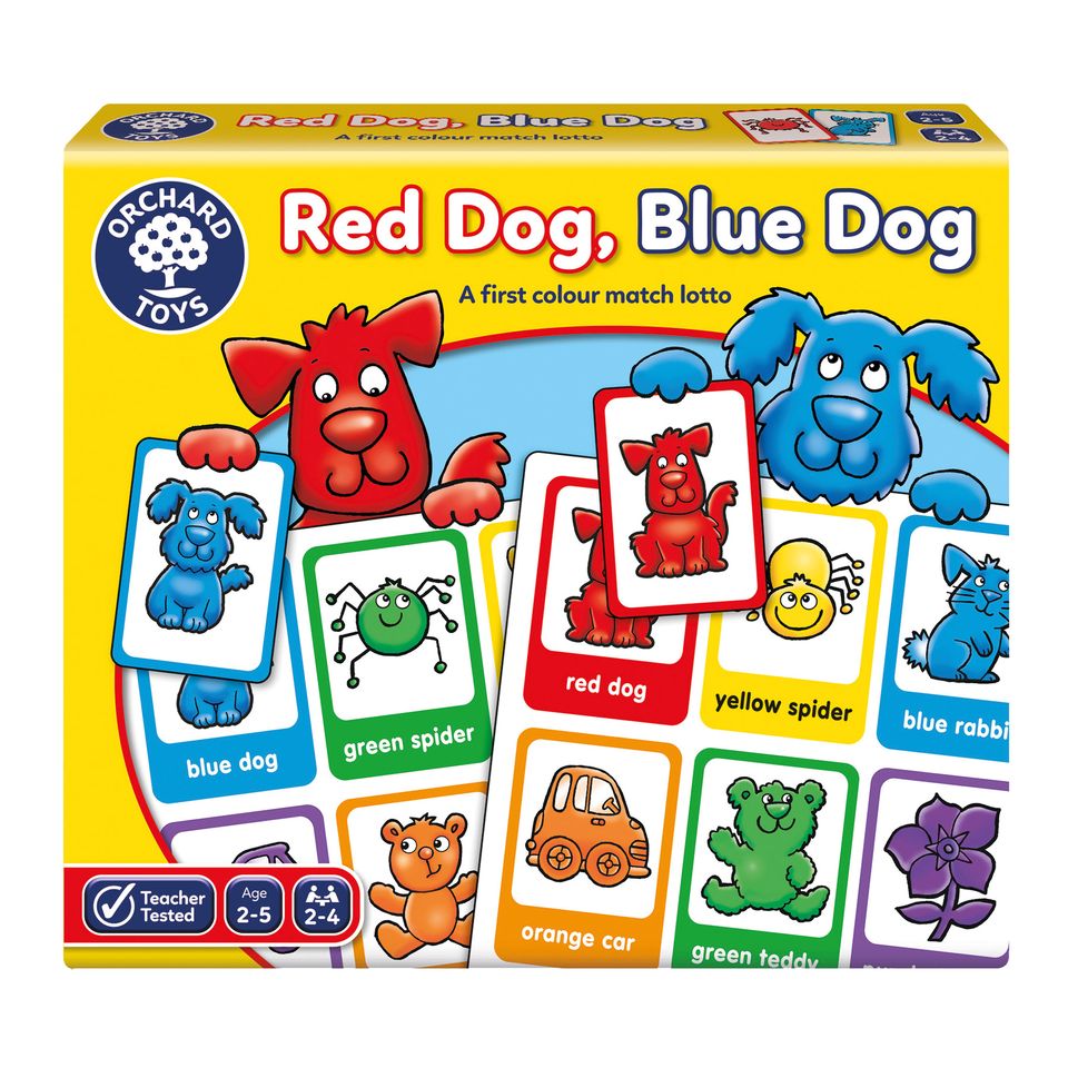 Orchard Toys Red Dog, Blue Dog Game
