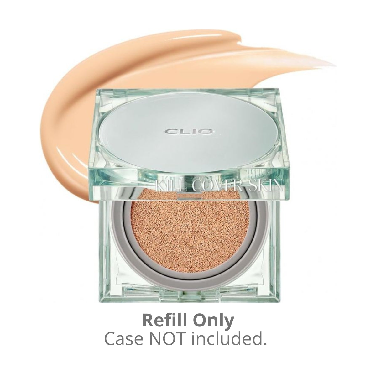 CLIO Kill Cover Skin Fixer Cushion Refill Only, 15g (3 Shades) - Pupsik Singapore