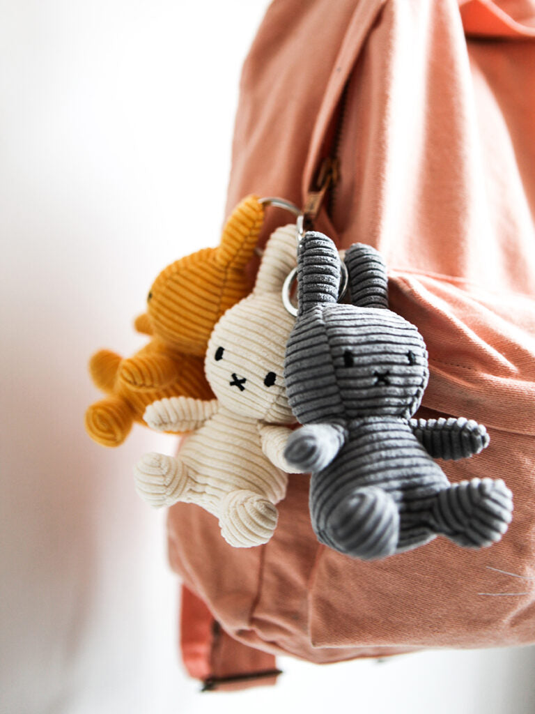 Miffy Corduroy Keychain, 10cm