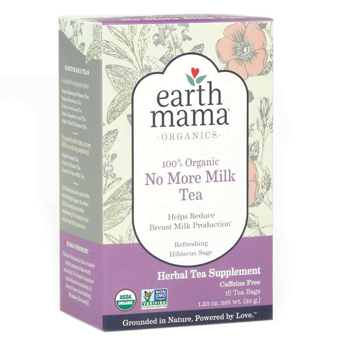 Earth Mama Organic No More Milk Tea, 16pcs (Exp 10/27)
